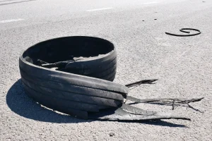 What to do during a tire blowout